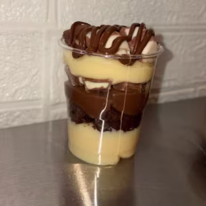 Copo da felicidade: Brownie e Kinder