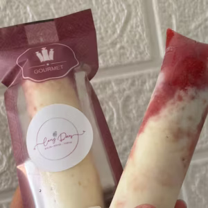 Geladinho Gourmet: Ninho com Geleia Artesanal de Morango